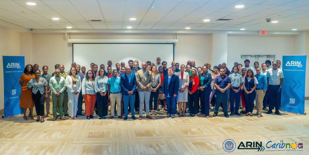 Group photo of participants at the ARIN and CaribNOG Securing Our Digital Foundations seminar, St. Kitts, October 2026